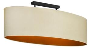 Duolla - Lampadario a plafone OVAL VEGAN 2xE27/15W/230V color crema
