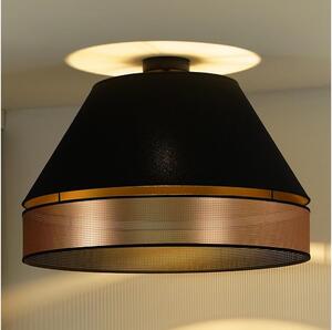 Duolla - Lampadario a plafone COPPER SHINY 1xE27/15W/230V diametro 60 cm nero/rame