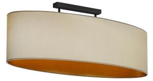 Duolla - Lampadario a plafone OVAL VEGAN 2xE27/15W/230V beige