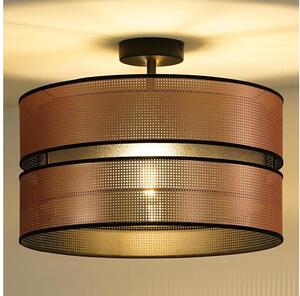 Duolla - Lampadario a plafone COPPER SHINY 1xE27/15W/230V diametro 40 cm rame/nero