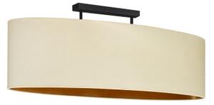 Duolla - Lampadario a plafone OVAL VEGAN 2xE27/15W/230V color crema