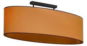 Duolla - Lampadario a plafone OVAL VEGAN 2xE27/15W/230V marrone