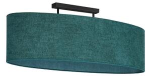 Duolla - Lampadario a plafone OVAL 2xE27/15W/230V verde