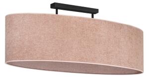 Duolla - Lampadario a plafone OVAL 2xE27/15W/230V rosa
