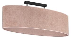 Duolla - Lampadario a plafone OVAL 2xE27/15W/230V rosa