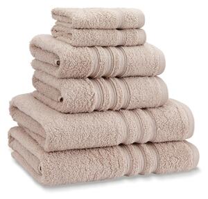 Set di asciugamani per viso e corpo tipo terry beige in cotone 6 pz Zero Twist – Catherine Lansfield