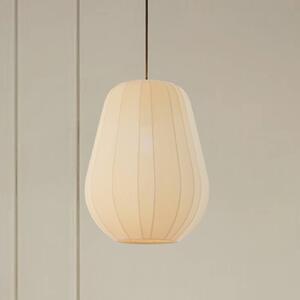 Lampada a sospensione Helin Lindby, dimmerabile, Crema / Ambra, Soggiorno / Sala da pranzo, Tessuto / Stoffa / Seta, Moderno, Lampada a sospensione
