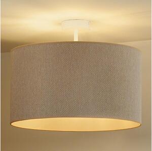 Duolla - Lampadario a plafone ROLLER ECO RECYCLING 1xE27/15W/230V diametro 45 cm color crema