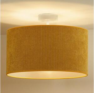 Duolla - Lampadario a plafone CORDUROY 1xE27/15W/230V diametro 40 cm giallo