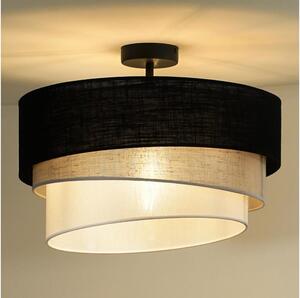 Duolla - Lampadario a plafone TRIO 1xE27/15W/230V diametro 45 cm nero/grigio/bianco