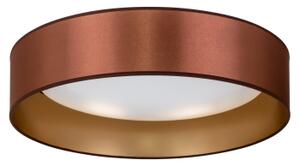 Duolla - Plafoniera LED ROLLER LED/24W/230V diametro 45 cm rame/oro