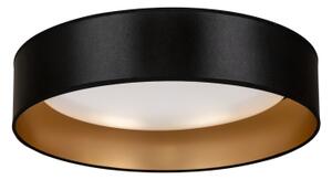 Duolla - Plafoniera LED ROLLER LED/24W/230V diametro 45 cm nero/oro