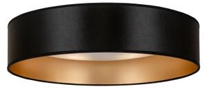 Duolla - Plafoniera LED ROLLER LED/24W/230V diametro 45 cm nero/oro