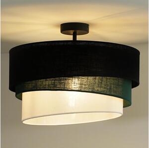 Duolla - Lampadario a plafone TRIO 1xE27/15W/230V diametro 45 cm nero/verde/bianco