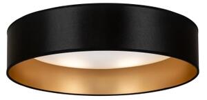 Duolla - Plafoniera LED ROLLER LED/24W/230V diametro 45 cm nero/oro