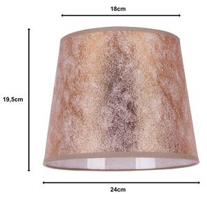 Duolla - Paralume per lampada da tavolo CLASSIC M E27 diametro 24 cm rame