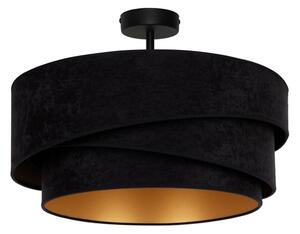 Duolla - Lampadario a plafone KOBO 1xE27/15W/230V diametro 45 cm nero