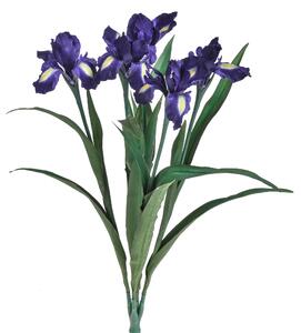 Iris Artificiale Composto da 5 Fiori Altezza 68 cm Viola