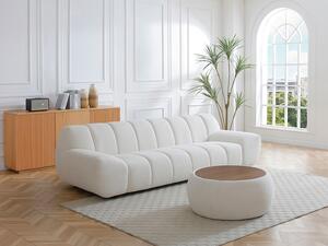 VidaXL Tavolino Da Salotto Bianco 100x100x40 Cm In Legno Massello Di Pino