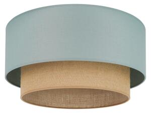 Duolla - Plafoniera BOHO 1xE27/15W/230V diametro 45 cm verde/marrone