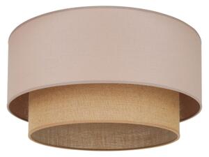Duolla - Plafoniera BOHO 1xE27/15W/230V diametro 45 cm beige/marrone