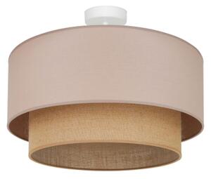 Duolla - Lampadario a plafone BOHO 1xE27/15W/230V diametro 45 cm beige/marrone