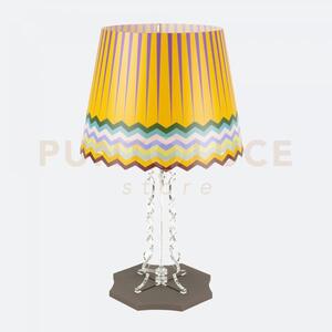 Lampada da tavolo grande brighella 1 luce attacco e27 disegno rainbow