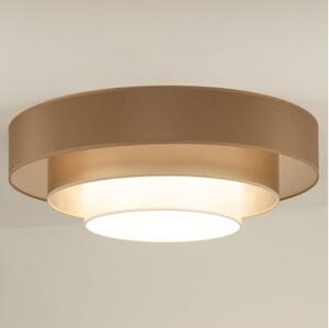 Duolla - Plafoniera LED LUNETA LED/26W/230V diametro 60 cm 4000K marrone/oro