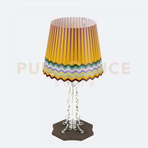 Lampada da tavolo piccola brighella 1 luce attacco e14 disegno rainbow
