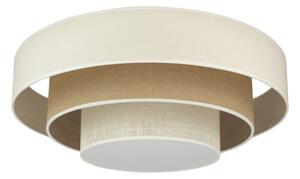 Duolla - Plafoniera LED LUNETA LED/26W/230V diametro 60 cm 4000K color crema/marrone