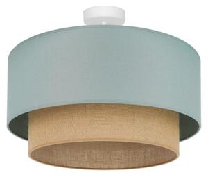 Duolla - Lampadario a plafone BOHO 1xE27/15W/230V diametro 45 cm verde/marrone