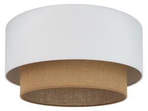 Duolla - Plafoniera BOHO 1xE27/15W/230V diametro 45 cm bianco/marrone