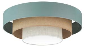 Duolla-Plafoniera LED LUNETA LED/26W/230V diametro 60 cm 4000K turchese/beige