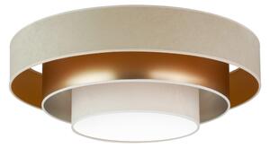 Duolla - Plafoniera LED LUNETA LED/26W/230V diametro 60 cm 4000K beige/oro