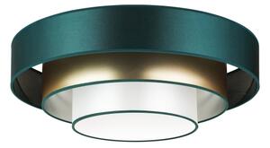 Duolla - Plafoniera LED LUNETA LED/26W/230V diametro 60 cm 4000K verde/oro