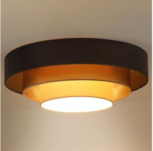 Duolla - Plafoniera LED LUNETA LED/26W/230V diametro 60 cm 4000K marrone/oro