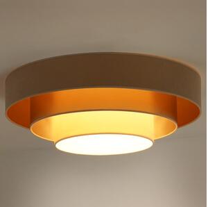 Duolla - Plafoniera LED LUNETA LED/26W/230V diametro 60 cm 4000K beige/oro