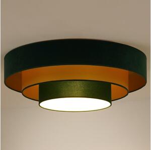 Duolla - Plafoniera LED LUNETA LED/26W/230V diametro 60 cm 4000K verde/oro