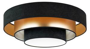 Duolla - Plafoniera LED LUNETA LED/26W/230V diametro 60 cm 4000K nero/oro