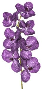 2 Orchidea Artificiali Vanda Altezza 100 cm Blu