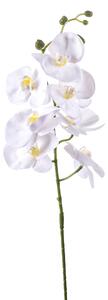 3 Phalaenopsis Artificiali con 7 Fiori Altezza 96 cm Bianco