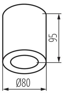 Kanlux 29242 - Plafoniera da bagno SANI 1xGU10/10W/230V IP44 cromo opaco