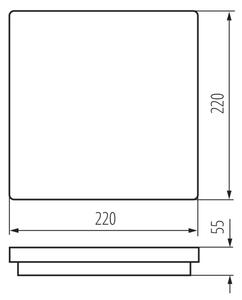 Kanlux 33349 - Applique LED da esterno BENO LED/18W/230V 4000K IP54