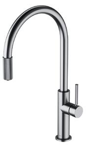 Omnires Switch rubinetto da cucina con filtro verticale nichel SW9057NI