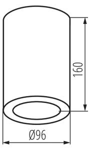 Kanlux 36644 - Luce Spot da bagno AQILO 1xE27/20W/230V IP65 bianco