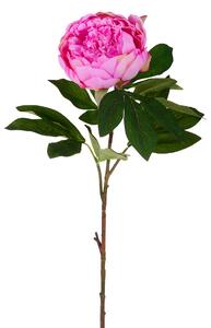 2 Peonia Artificiale Altezza 80 cm Rosa