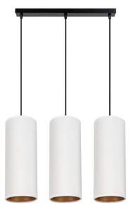 Lampadario a sospensione con filo AVALO 3xE27/60W/230V bianco