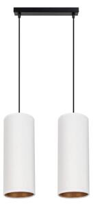 Lampadario a sospensione con filo AVALO 2xE27/60W/230V bianco