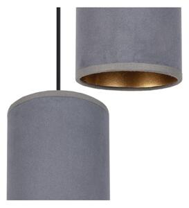 Lampadario a sospensione con filo AVALO 3xE27/60W/230V diametro 35 cm grigio