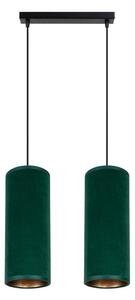 Lampadario a sospensione con filo AVALO 2xE27/60W/230V verde